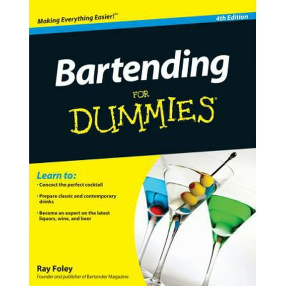 Pre-Owned Bartending for Dummies (Paperback) 0470633123 9780470633120