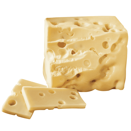 The Wisconsin Cheeseman Baby Swiss Cheese Block, Mild Buttery Flavor, 1 lb. 2 oz.