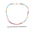 thumbnail image 2 of unbranded Collar Para Mujer Con Coloridas Y De Inoxidable Estilo Vintage, 2 of 8