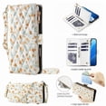 thumbnail image 2 of Tianyeda for iphone 15 Case Wallet Card Holder Zipper Leather Flip Cover Crossbody Wrist Strap with Stand A3, 2 of 5