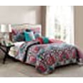 thumbnail image 3 of VCNY Home Casa Real Collection Comforter Soft & Cozy Bedding Set, Stylish Chic Design for Home DÃ©cor, Machine Washable, Multi 4 Twin XL, 3 of 10
