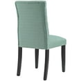 thumbnail image 2 of Modern Contemporary Urban Design Dining Kitchen Room Side Chair, Set of Two, Fabric, Blue, 2 of 5