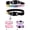 Black1, variant on Breakaway Cat Collars with Bell,Adjustable Safe Kitten Collar,Cat Collars for Girl Cats with Rhinestone Soft Velvet