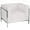 Melrose White, variant on Flash Furniture HERCULES Imagination Series Contemporary Melrose White LeatherSoft Chair with Encasing Frame