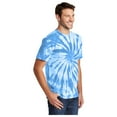 thumbnail image 4 of Port & Company Men's Tie-Dye Cotton Short Sleeve T-Shirt Light Blue Large, 4 of 4