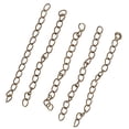 thumbnail image 1 of 100 piezas de cadenas extensoras de de collar de metal negro / plateado / dorado / bronce Salvador Cadena extensible, 1 of 10