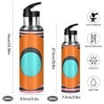 thumbnail image 2 of Yayeee 33oz Insulated Water Bottle Double Wall Stainless Steel with Flip Straw Lid, Orange Circle, 2 of 7