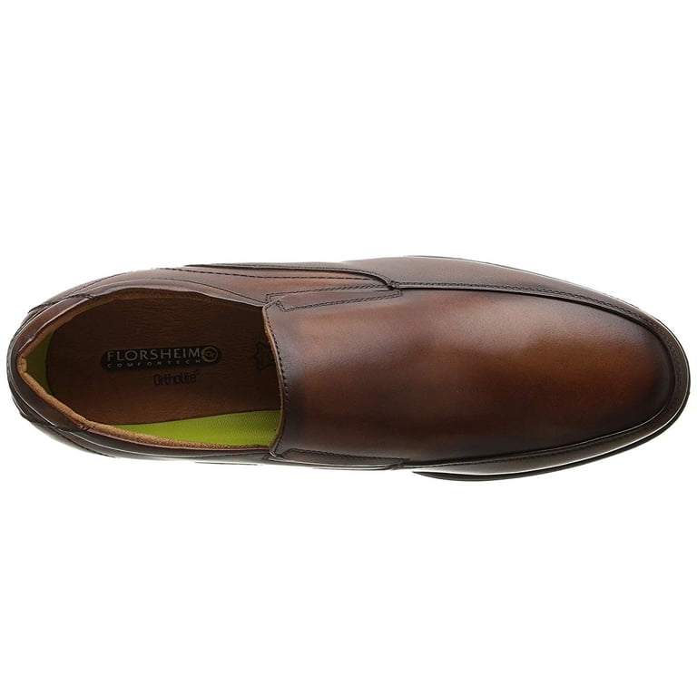 Florsheim Midtown Moc Toe Slip-On Cognac Smooth - Walmart.com display picture 2