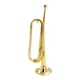 thumbnail image 2 of Corneta de caballería,Corneta Trompeta Cuerno de caballería Instrumento de latón,Trompeta de estudiante de latón con boquilla 7C,Instrumento de viento metal para bandas Principiante, 2 of 9