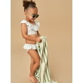 thumbnail image 6 of Modern Moments by Gerber Toddler Girl Swimsuit with Neck Ruffle, 2-Piece, Sizes 12M - 5T, 6 of 19