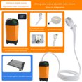 thumbnail image 3 of Ducha Para Acampar Al Aire Libre Ducha para acampar al aire libre 4800mAh Ducha IPX7 a prueba de agua (pantalla digital naranja), 3 of 7
