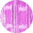 thumbnail image 1 of Ahgly Company Indoor Round Oriental Pink Industrial Area Rugs, 6' Round, 1 of 4