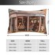thumbnail image 2 of Fotbe Modern Urban Monkey Funda de Almohada Decorativa Estilo Occidental, Lujo en Algodón, Fundas para Almohadas King, Cojín Estampado para Decoración del Hogar-16"x24", 2 of 6