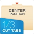 thumbnail image 2 of Pendaflex, PFX752132, Essentials 1/3-cut Manila File Folders, 100 / Box, Manila, 2 of 6