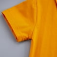 thumbnail image 4 of naisibaby Toddler Baby Boys Printed Short Sleeve T-shirt Shorts Set, Kids Casual Daily Cotton Two-piece Suit Orange 2-3 T, 4 of 6