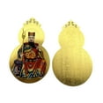 thumbnail image 2 of 2 Tarjetas de Bendición Yinane Tai Sui 2025 Tarjetas Doradas Con Impresión Liviana Calabaza Regalos Año Nuevo Multicolor, 2 of 8