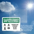 thumbnail image 6 of (2 Pack) Shower And Eyewash Do Not Block With Symbol OSHA Safety First Sign, 6 of 7