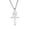 Silver, variant on EUEAVAN Gold Lotus Egyptian Cross Pendant Necklace Stainless Steel Jewelry