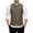 a-Coffee11929, variant on VNKIDY Men Outerwear Vests Classic Retro Stand Collar Sleeveless Vest Solid Color Button Gilet For Formal Casual Layered Vest Garment Soft Outerwear