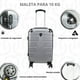 thumbnail image 2 of Maleta De 20 Pulgadas Gris Sin Documentar Ligera Doble Llanta 360°, 2 of 7