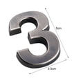 thumbnail image 2 of Limei Number Plaques Self Adhesive 0-9 3D Numbers Door Plaques Anti-fade Excellent for Yard, 2 of 7