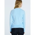thumbnail image 3 of Free Assembly Women's and Women's Plus Cozy Yarn Crewneck Sweater with Long Sleeves, Lightweight, Sizes XS-4X, 3 of 5