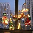 thumbnail image 6 of Old Man In Airplane / Led Lantern String Christmas Decoration Suction Cup Lamp Shop Window Hanging Lights Indoor Decor With A Glittery Finish Illuminated By The Fairy Lights 0.98*0.67*" 1 Pc, 6 of 6