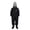 Black, variant on Horror Theme Fleece On-esie Jumpsuit with Screaming Mask Halloween Cosplay Loungewear for Adults