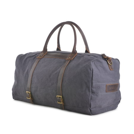 Gootium Canvas Travel Duffel Bag Carry On Weekend Oversized Grey Canada