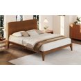 thumbnail image 4 of Mid-Century Modern Full Size 12 Inch Bamboo Wood Platform Bed with Wood Slat Metal Support, No Box Spring Needed, Easy Assembly (Old SKU:N849P268003D), 4 of 25