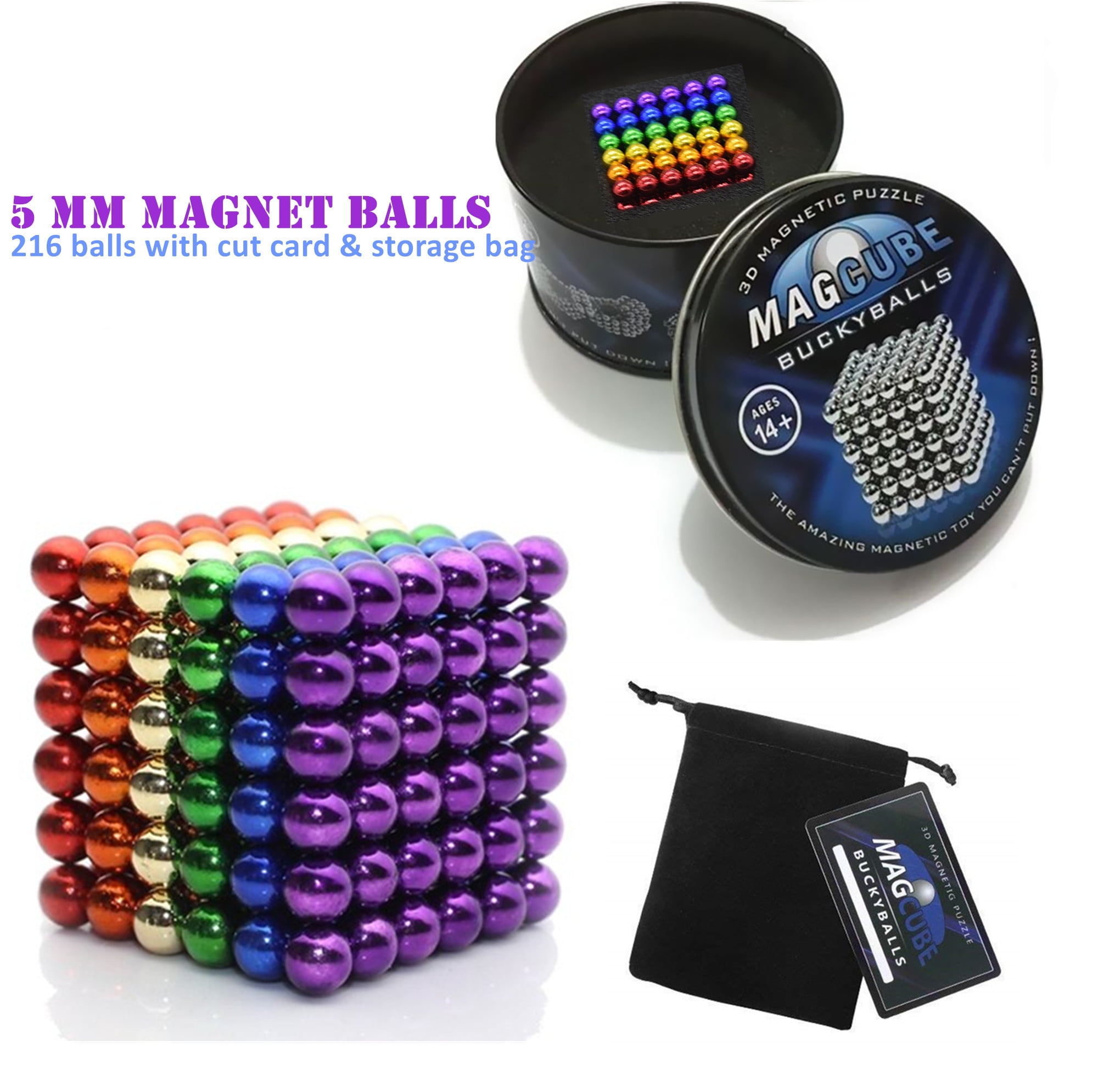 rainbow ball magnets