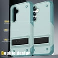 thumbnail image 4 of Dteck Kickstand Military Grade Cover for Samsung Galaxy S24 Plus 5G Phone Case Rugged Heavy Duty Shockproof Anti-Drop Durable PC Hybride Silcone Bumper Shell, Green, 4 of 7