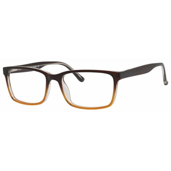 Enhance EN4038 Eyeglasses Frame Size 60-19-150 Brown Gradient Men's Frame