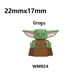 thumbnail image 1 of Bloques de construcción de armadura Beskar para niños, figuras de bloques de construcción de mandalorianos, figuras de Grogu, figuras de bebé Yoda, juguete de montaje, 1 of 1