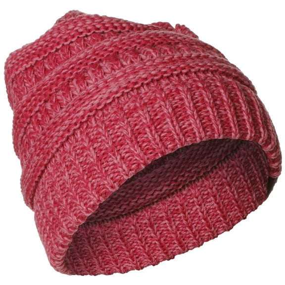 Emmalise Unisex Soft Stretch Cable Knit Winter Beanie Hat Cap