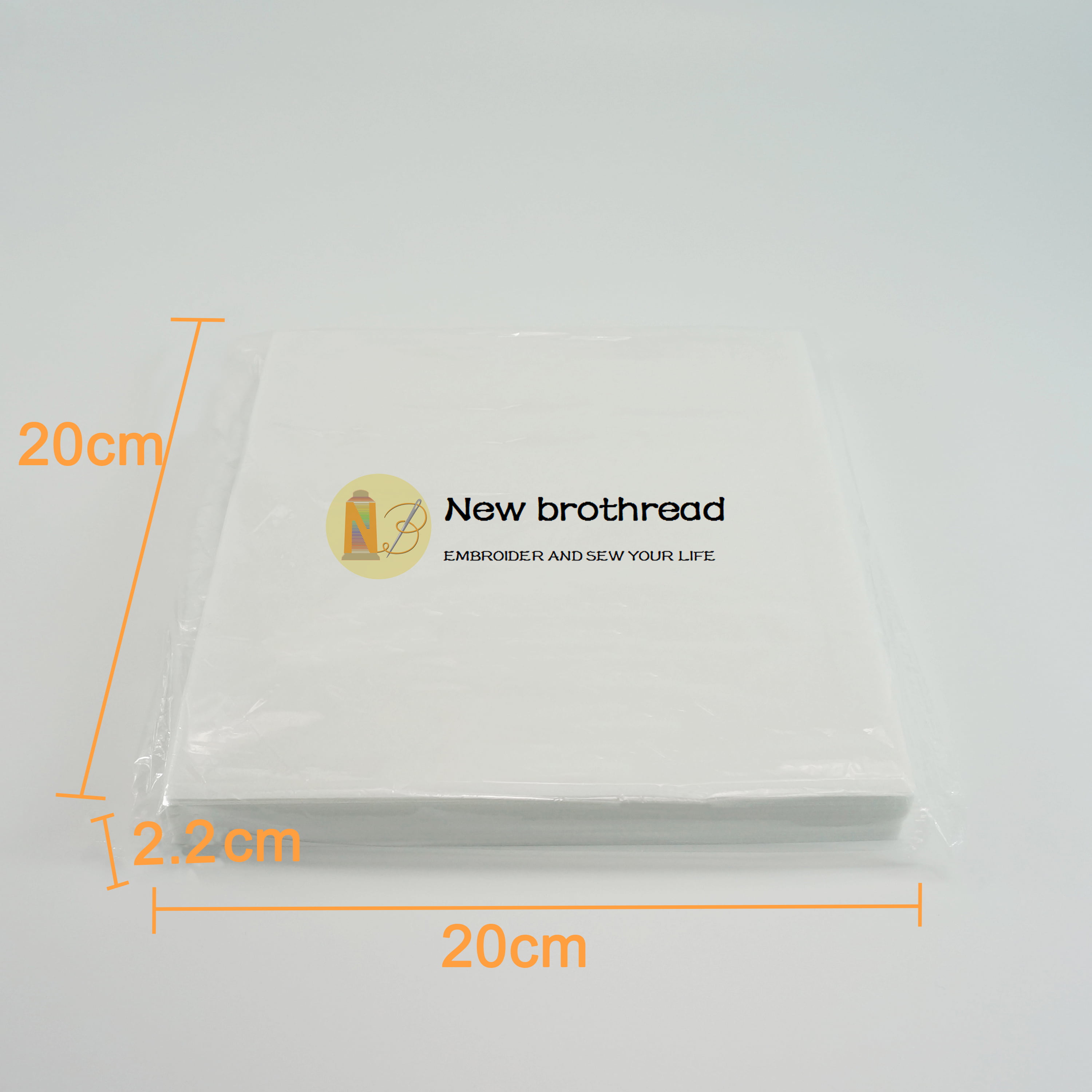 Embroidery Stabilizer Starter Kit (7” x 8” Sheets)
