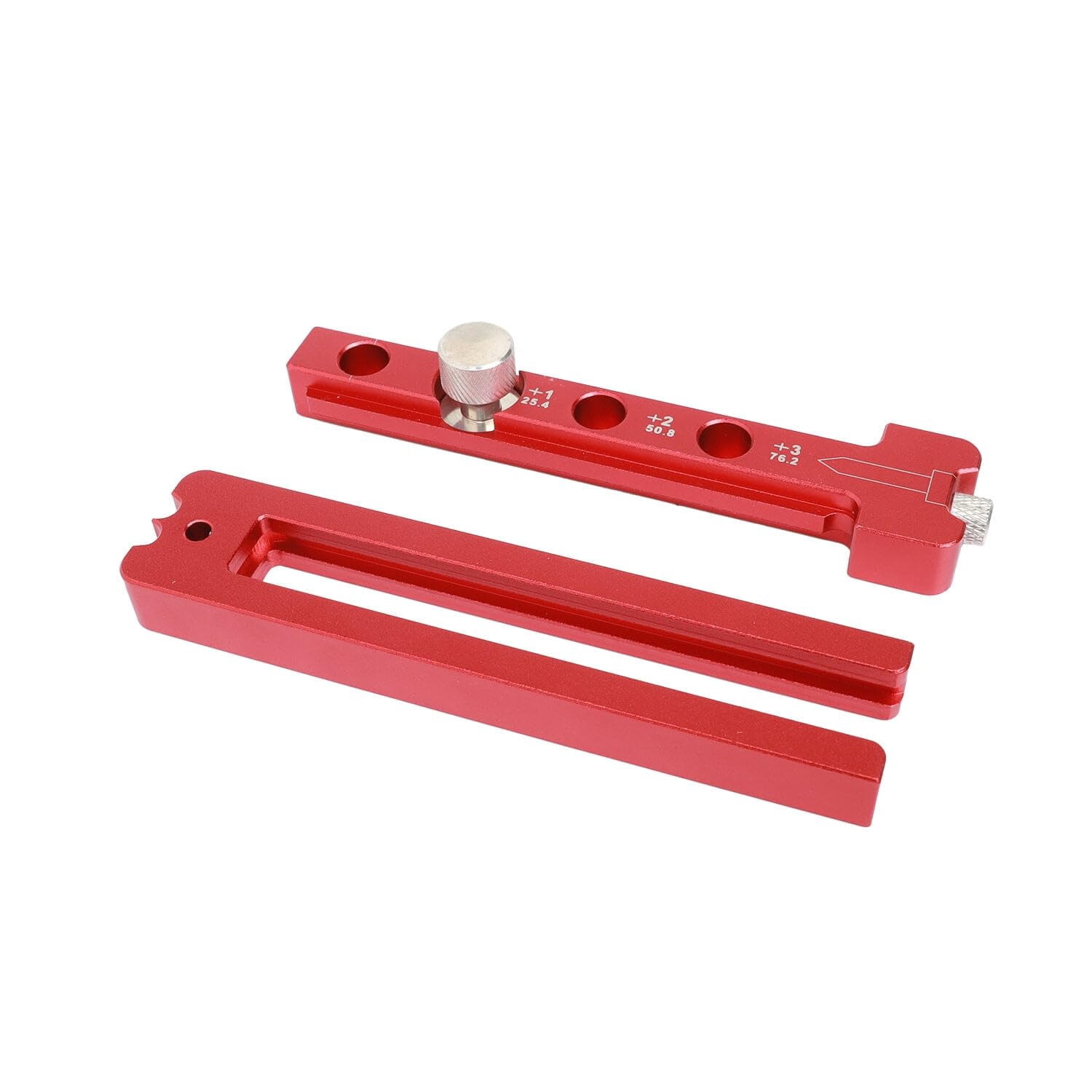 Red Aluminum Alloy Woodworking Compass, Adjustable 110mm/4.5 Inch Tool for Scribing and Drawing
