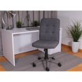 thumbnail image 2 of Boss Pretty Parsons Modern Armless Office Chair in Slate Gray, 2 of 7
