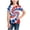 Navy, variant on Cethrio Girls 4th of July T-shirts, Short Sleeve Summer Crew Neck Casual Summer Tops Light Blue Size 10-12