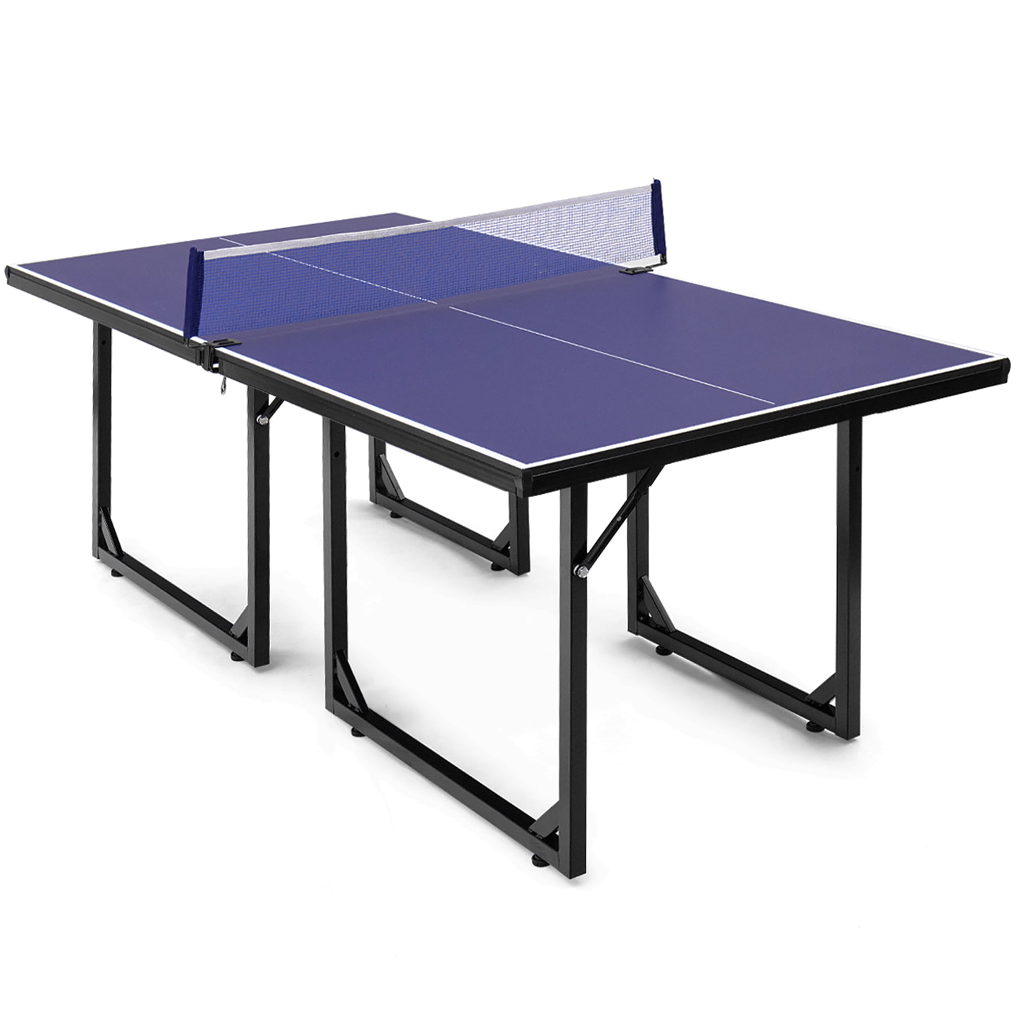Foldable Portable Table Tennis Ping Pong Table Camping Picnic Game Room Sports 