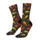 thumbnail image 1 of Balery Chili2 Calcetas Largas con Estampado para Hombre y Mujer – Suaves y Transpirables, Talla Única (US 5-11), 1 of 6