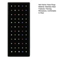thumbnail image 7 of Mightlink 60Pcs Nose Rings Piercing Attractive Comfortable to Wear Shiny Body Jewelry Hypoallergenic Stainless Steel Nose Studs Rings Jewelry Accessory, 7 of 7