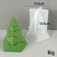 thumbnail image 1 of Molde de silicona de árbol de Navidad 3D, Kit de fabricación de velas de Navidad DIY, jabón hecho a mano, yeso, resina, herramientas para hornear, regalos de vacaciones, 1 of 4