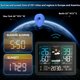 thumbnail image 5 of Termómetro para Exteriores con Enchufe USB, Reloj Meteorológico Multifuncional, Termómetro Digital Inalámbrico, Higrómetro Inalámbrico, 5 of 8