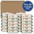 thumbnail image 2 of Huggies Natural Care Sensitive Baby Wipes, Unscented, 24 Packs, 1344 Total Count (Select for More), 2 of 13