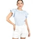 thumbnail image 4 of Short de vestir con pinzas Roman Fashion/ Juvenil, 31404 (Blanco) blanco EG, 4 of 5