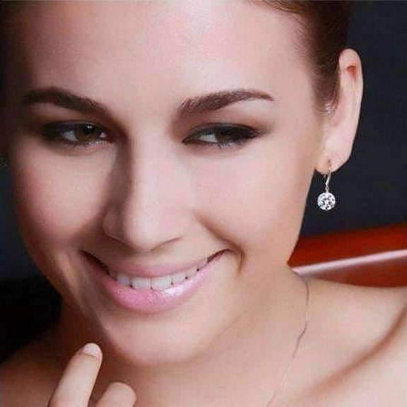 Naked IOBI Crystals Drill Earrings in Yellow Gold, Rose Gold, or Silver - Choose Your Color