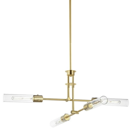 

Maxim 26374Cl Equilibrium 4 Light 36 Wide Multi Light Pendant / Converts To Semi-Flush -