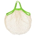 thumbnail image 1 of Unique Bargains Sac en Filet de Coton, 14.2x13.8 Pieds Sacs d'Épicerie Réutilisables en Filet Vert Blanc, 1 of 6