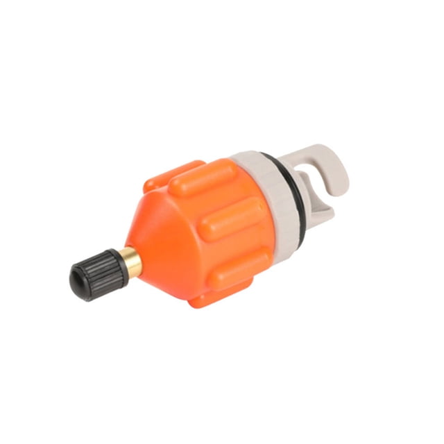 Kenally Adaptador de válvula de aire para tabla de surf ABS, anillo de sellado de goma ergonómico profesional portátil, boquilla adaptadora de Accesorios para motos Naranja Kenally VI017058-02